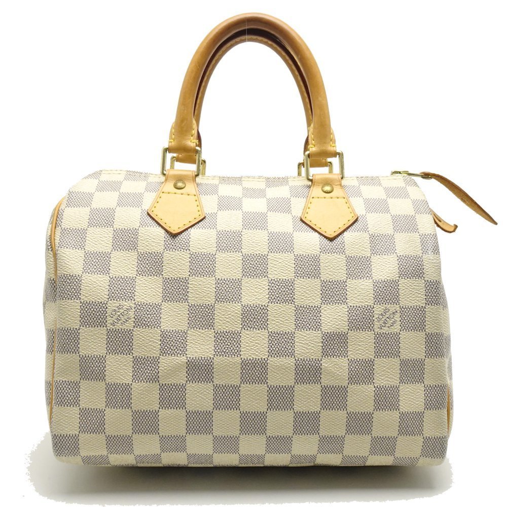 Louis Vuitton Damier Azur Speedy 25 Shoulder Bag